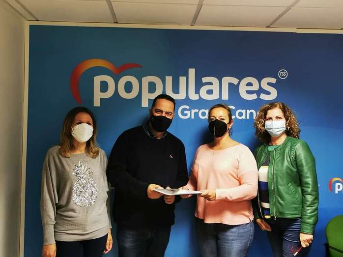 La candidatura de Poli Suárez ha contado con los avales del PP de Telde/TA.